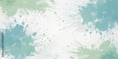 Abstract blue grunge background with a splashing water wave pattern featuring liquid drops and transparent bubbles in a clean nature design