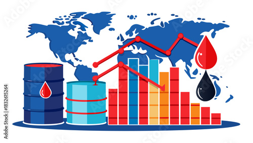 global oil price market trends and statistics graph