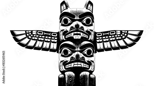 tribal mask of the indian god