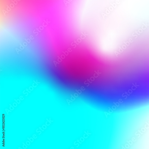 Abstract background soft flowing gradient of blue, pink and white colors for minimalist design, wallpaper, branding, presentation backdrop