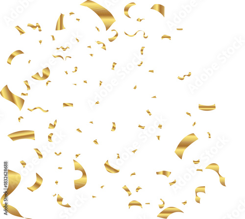 Colorful Confetti, Paper Confetti Design vector illustartion