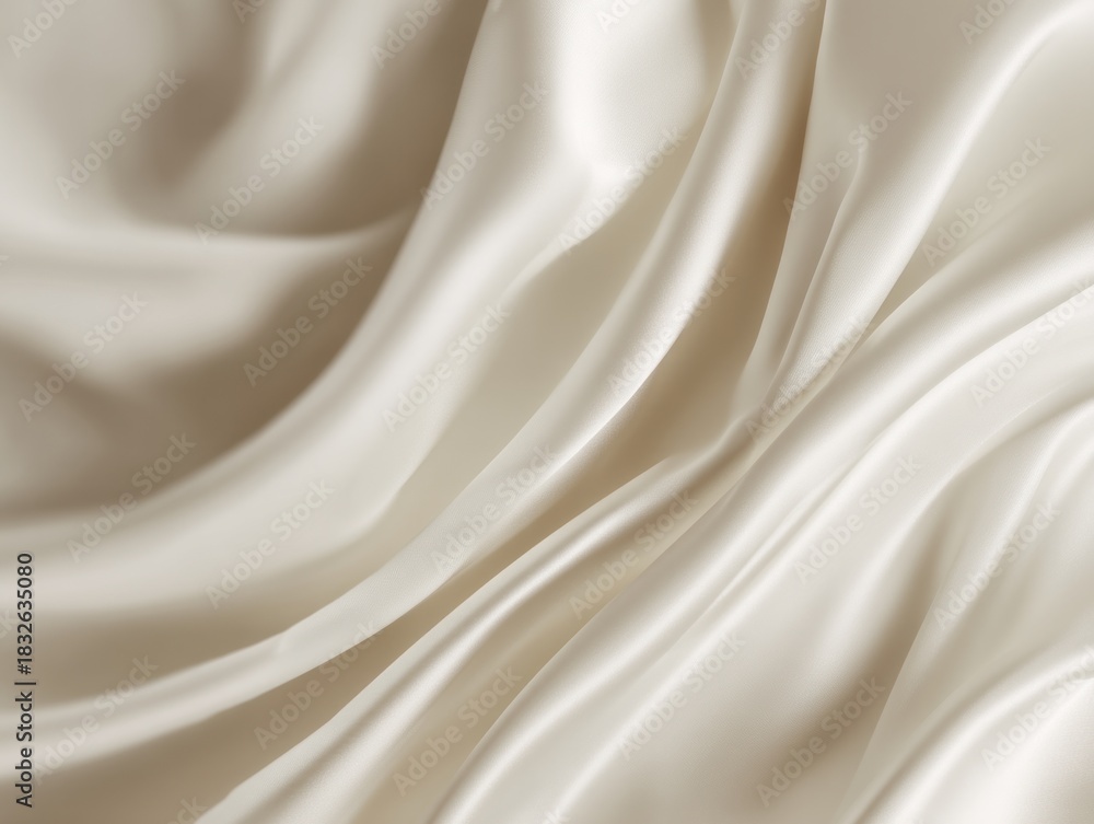 Obraz premium Elegant ivory silk fabric background