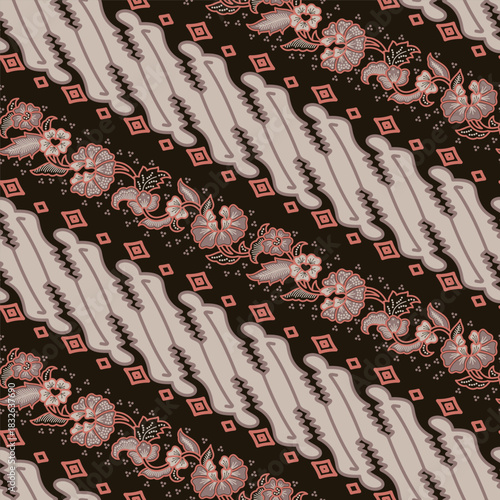 Seamless Retro Modern Batik Pattern December 5th 2025