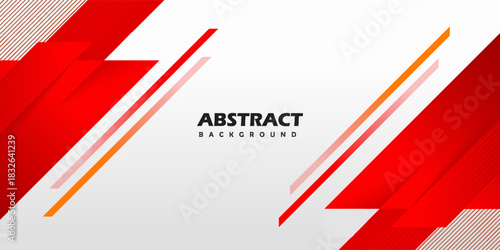Modern abstract red and gray geometric background with layered diagonal shapes, clean corporate style, dynamic lines, and elegant minimal design suitable for business presentations, banners, posters.