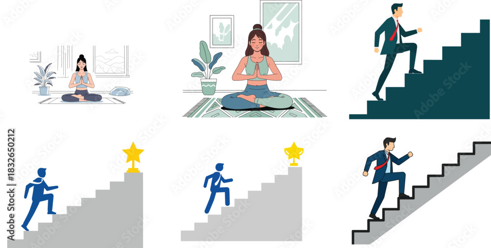 Obraz premium Goals, wellness, path