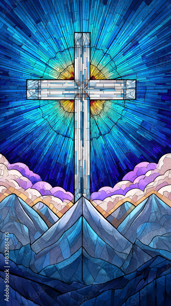 Obraz premium Archangel with Sword and Serpent – AI Generative