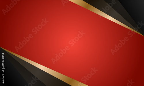 red and gold background
