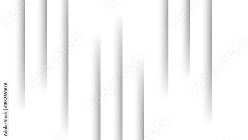 Minimal White Abstract Background With Soft Vertical Gradient Lines & Shadow Streaks for Modern Branding, UI Design & Clean Tech Graphics, Ideal Resource for Visual Work.