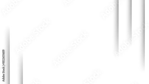 Minimal White Abstract Background With Soft Vertical Gradient Lines & Shadow Streaks for Modern Branding, UI Design & Clean Tech Graphics.