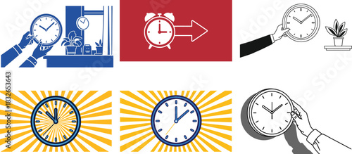 Time management icons