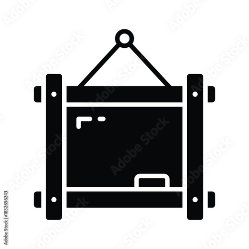 Take a look at this amazing glyph icon of chalkboard