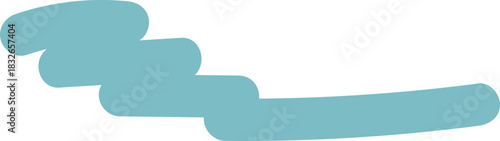 Abstract Curvy and Zigzag Lines, Hand-drawn Scribble Illustration, Decorative Wavy Line Graphic, Doodle Style, Modern Minimal Line Art