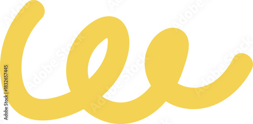 Abstract Curvy and Zigzag Lines, Hand-drawn Scribble Illustration, Decorative Wavy Line Graphic, Doodle Style, Modern Minimal Line Art