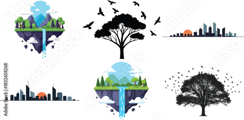 Nature and cityscapes