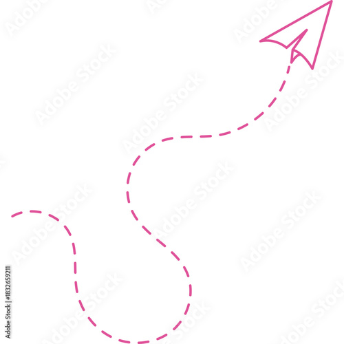 Cute Paper Plane Decoration