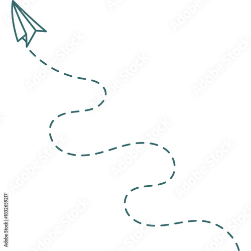 Cute Paper Plane Decoration