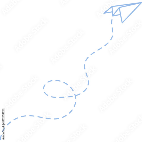 Cute Paper Plane Decoration