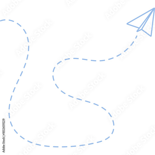 Cute Paper Plane Decoration