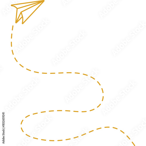 Cute Paper Plane Decoration