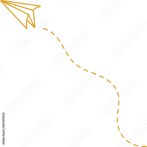 Cute Paper Plane Decoration