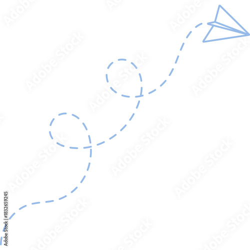 Cute Paper Plane Decoration