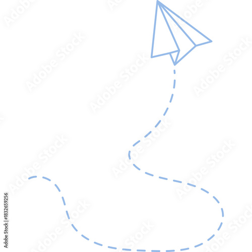 Cute Paper Plane Decoration