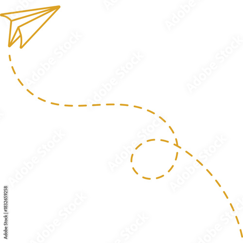 Cute Paper Plane Decoration