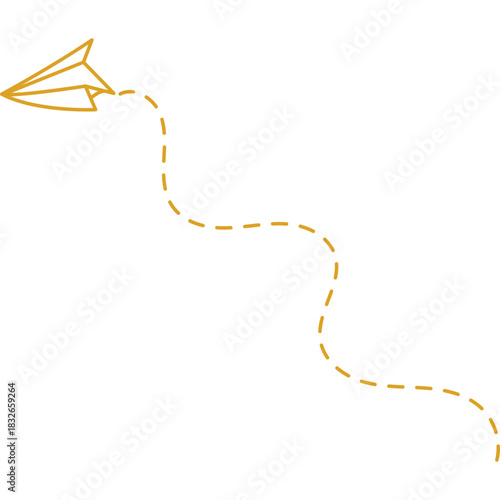 Cute Paper Plane Decoration