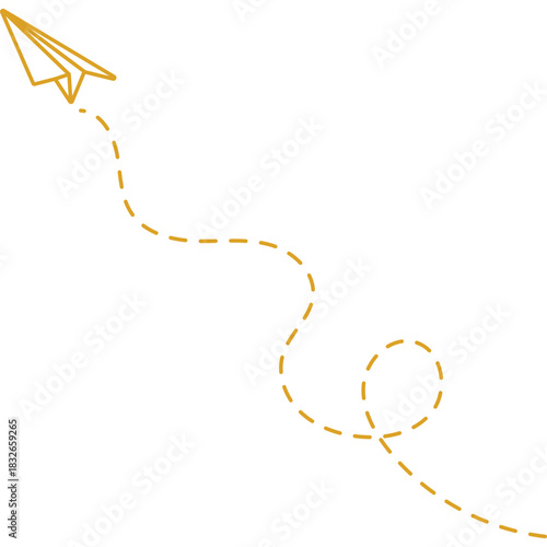 Cute Paper Plane Decoration