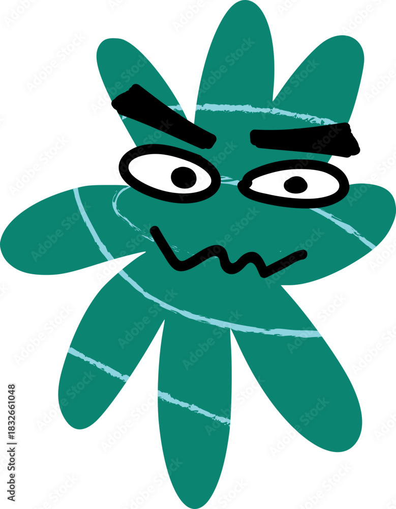 Fototapeta premium Spooky Abstract Character