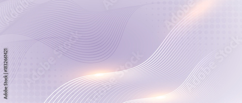 Minimal gradient background with flowing curved lines. 