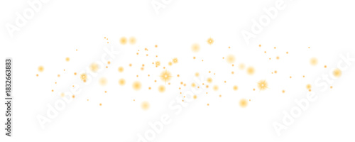 Golden Bokeh Lights Background – Soft Glowing Particles, Abstract Sparkle Light Overlay