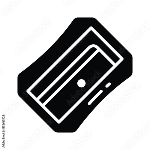 Take your hands on this amazing glyph icon of pencil sharpener