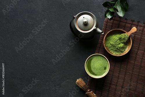 Composition with bowl of ma...