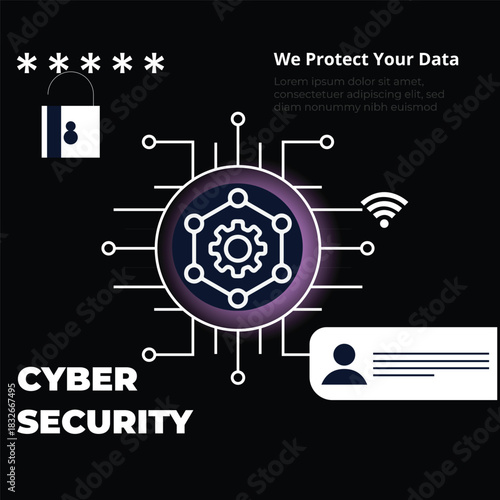 AI Cyber Defense System  Futuristic Security Technology