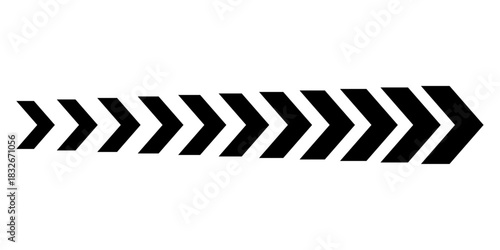  black chevron arrows indicating growth increasing intensity rapid forward progression momentum direction speed dynamic movement.