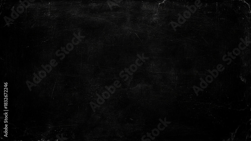 Distressed grunge black texture with rough worn vintage surface details Vector, illustration