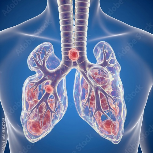  human bronchial tubes showing extreme narrowing, surrounding inflammation, and thick, trapped mucus, symbolizing severe Asthma, in an iridescent fluid dynamics visualization, detailed, b