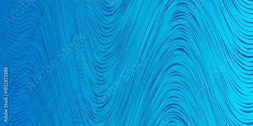 PrintaDark BLUE vector background with bent ribbons. Modern gradient abstract illustration with bandy lines. Textured wave pattern for backgrounds.