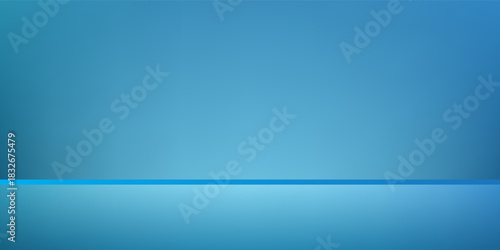 Blue abstract navy studio room. Limbo dark background. Abstract 3d backdrop for product presentation. Minimal wall modern abstract