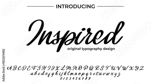 Inspired - Elegant Script Font for Smooth Handwritten Design and Creative Typography