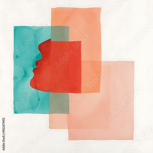 Women’s Day Campaign Poster with Girl Face Silhouette, Elegant Feminine Vector Illustration for Empowerment and Celebration