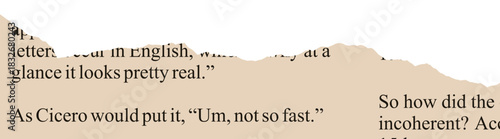 Torn Newspaper Vector