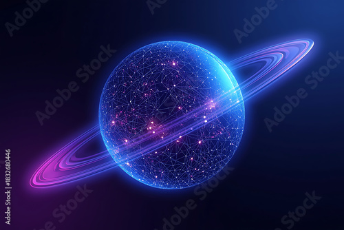 Worldwide network connection visualized through glowing digital pathways and information streams, blending advanced quantum computing concepts with modern global communication technology.