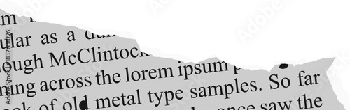 Torn Newspaper Vector