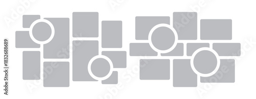  Picture collage and digital photo wall template design