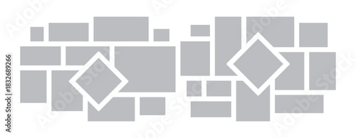  Picture collage and digital photo wall template design