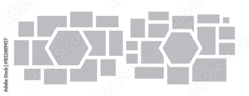  Picture collage and digital photo wall template design