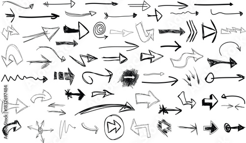 Hand- Drawn Arrow Illustrations hand-drawn sketch