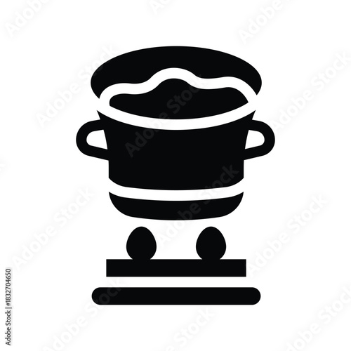  stew glyph icon illustration vector graphic.eps